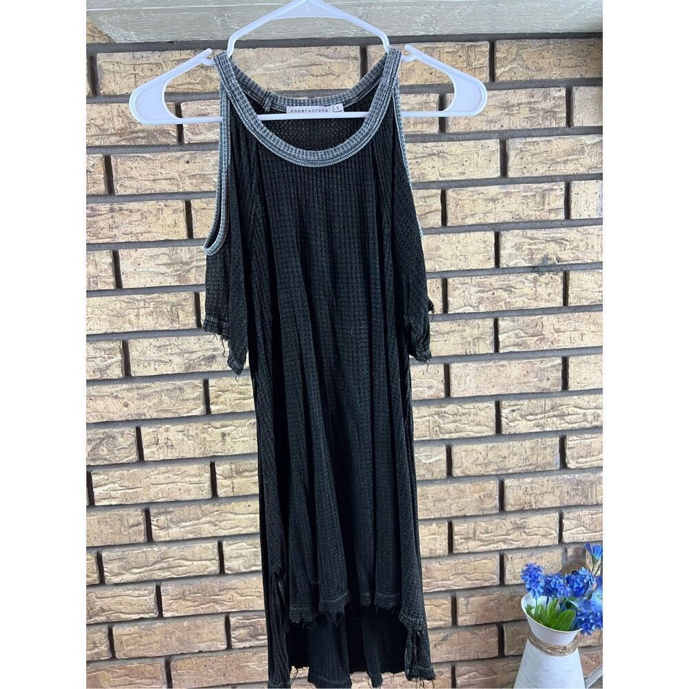 Paper Crane split sleeve dress